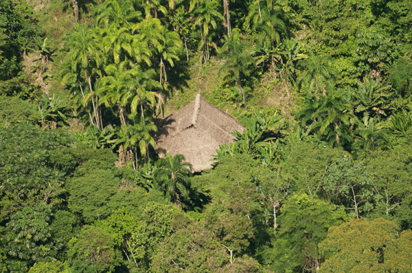 Isolated Peoples House in the Colombian Amazon