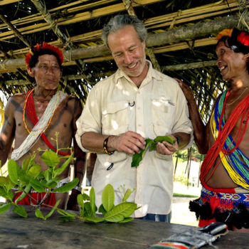 Dr. Plotkin alongside Surinamese healers