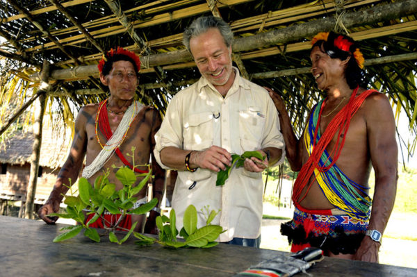 Dr. Plotkin alongside Surinamese healers