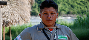 Indigenous forest ranger, Suriname