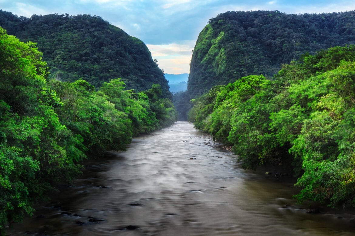 View of Portales del Fragua deep in the Colombian Amazon