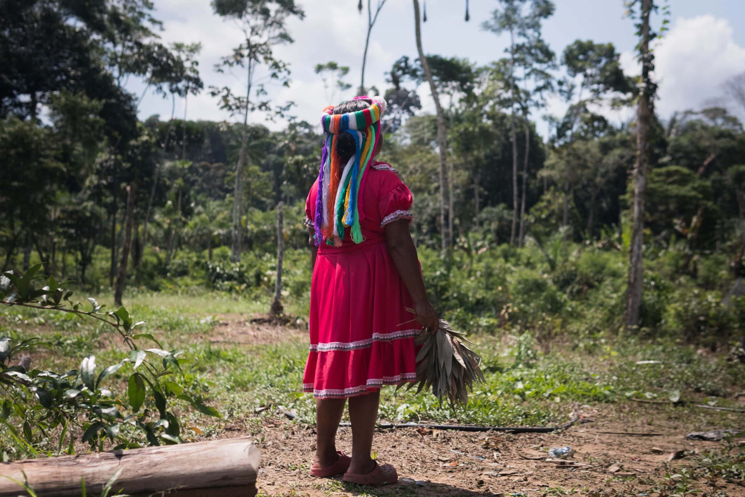 A Jaibaná (traditional indigenous medicine practitioner) of the Embera Chamí from Putumayo, Colombia A Jaibaná (traditional indigenous medicine practitioner) of the Embera Chamí from Putumayo, Colombia