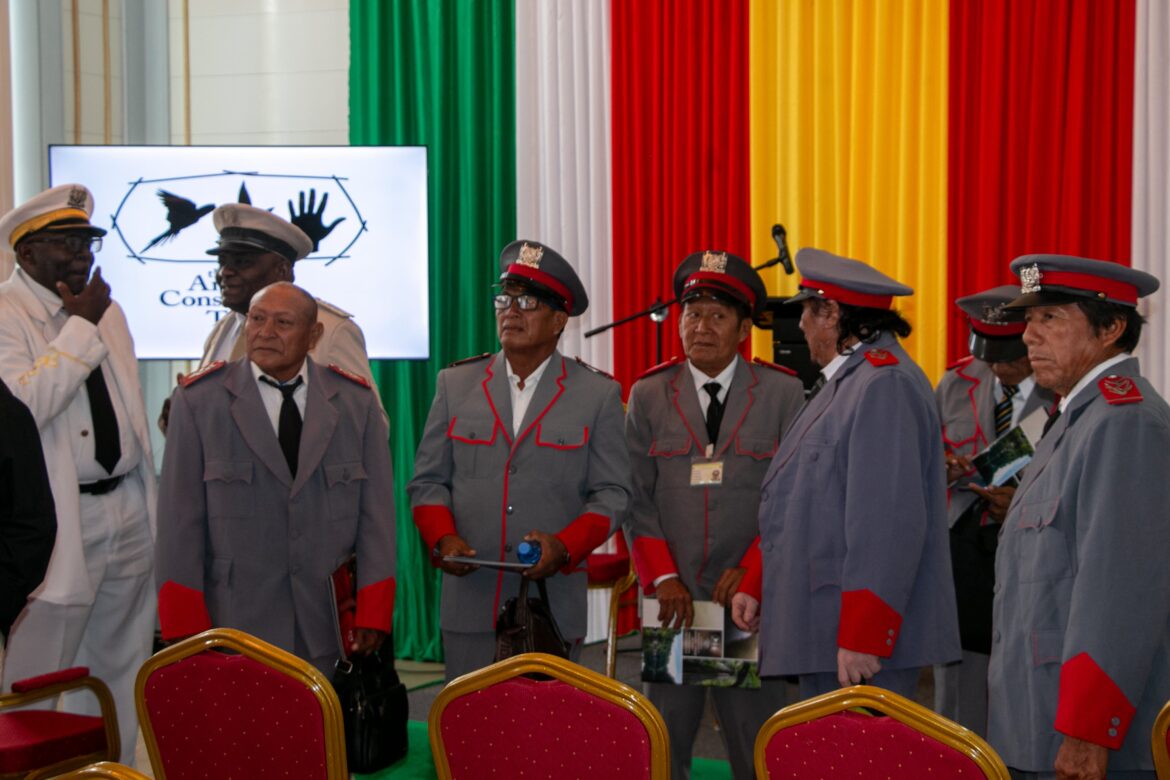 Traditional leaders at the ceremony.