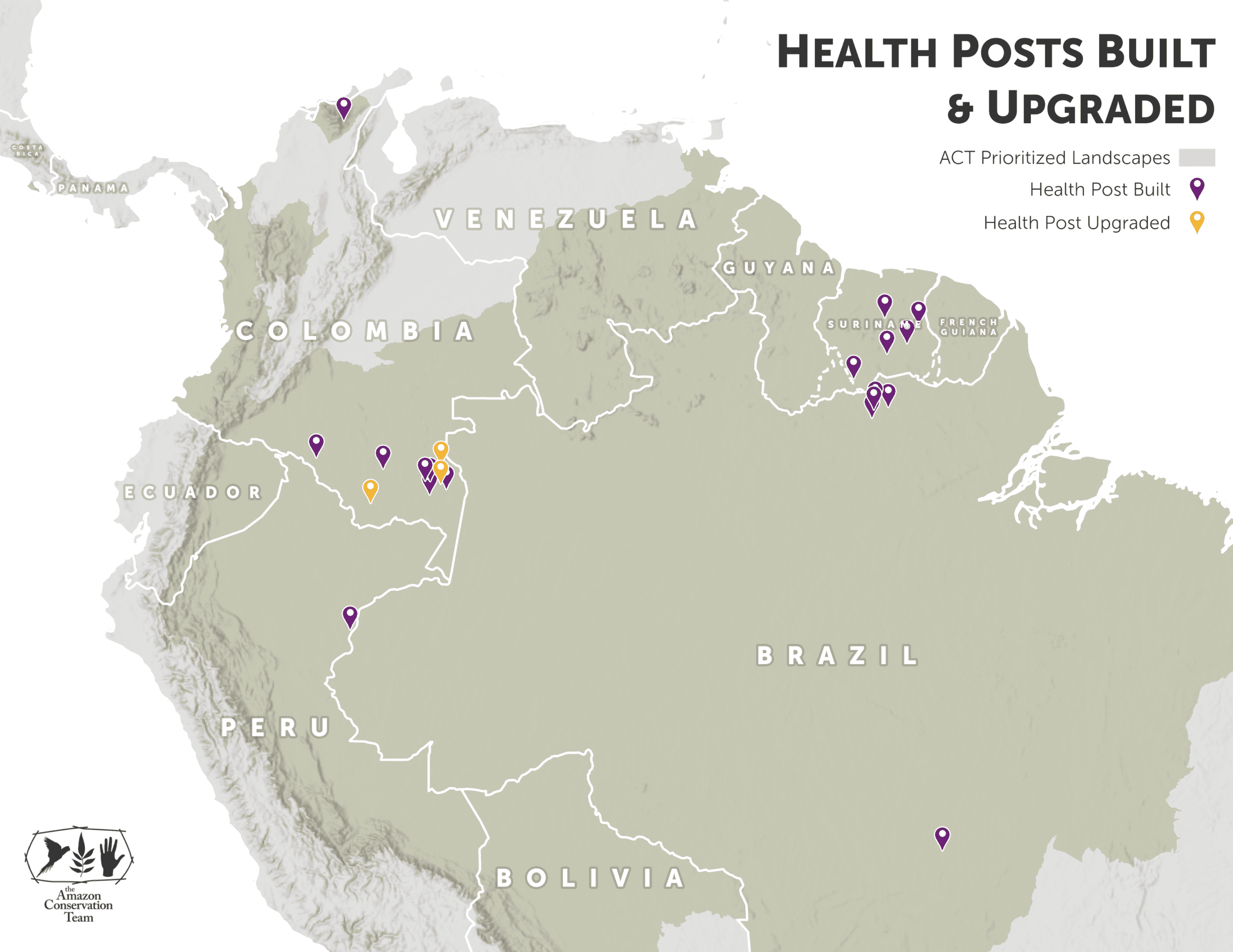 ACT's Health Posts Map