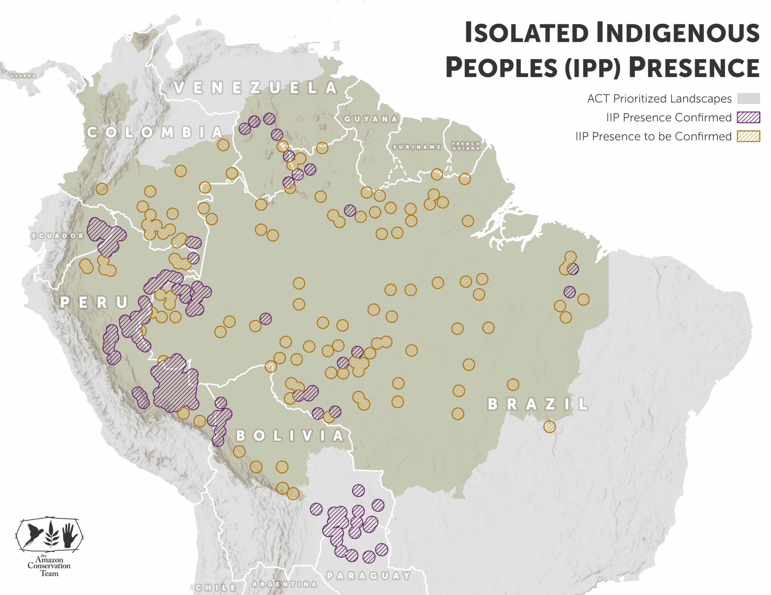 Isolated Peoples - Map