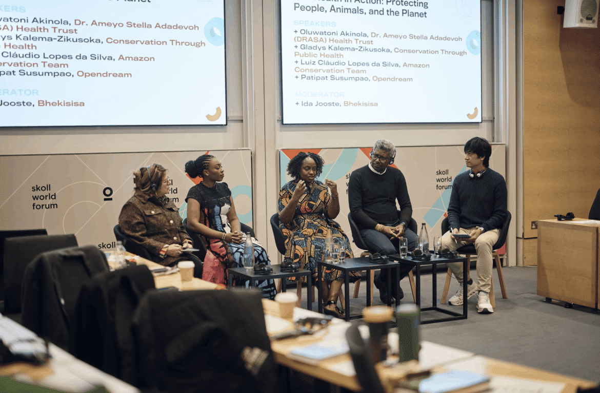 At Skoll World Forum 2026 debating about One Health