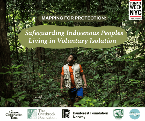 Event Banner - Mapping for Protection: Safeguarding Indigenous Peoples Living in Voluntary Isolation