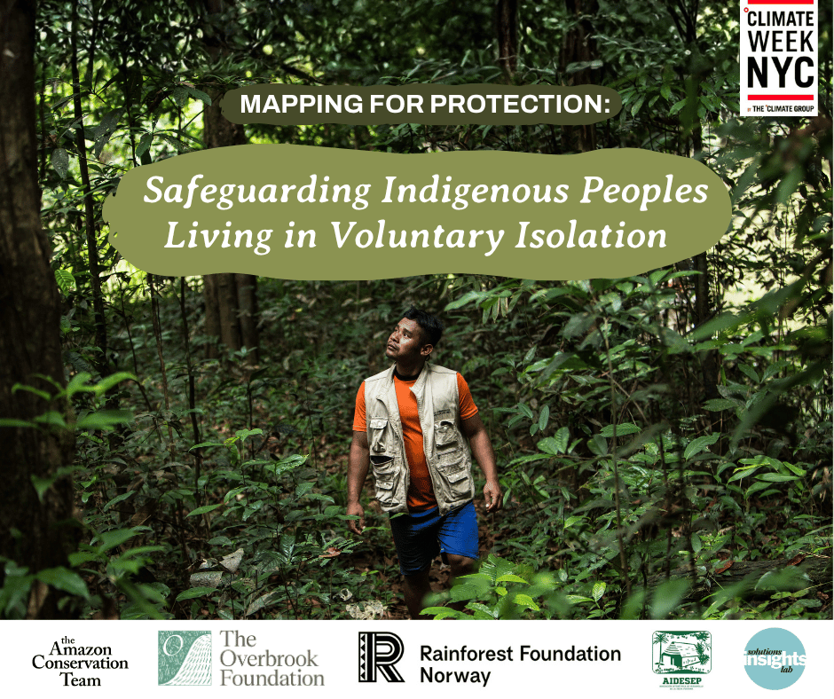 Event Banner - Mapping for Protection: Safeguarding Indigenous Peoples Living in Voluntary Isolation