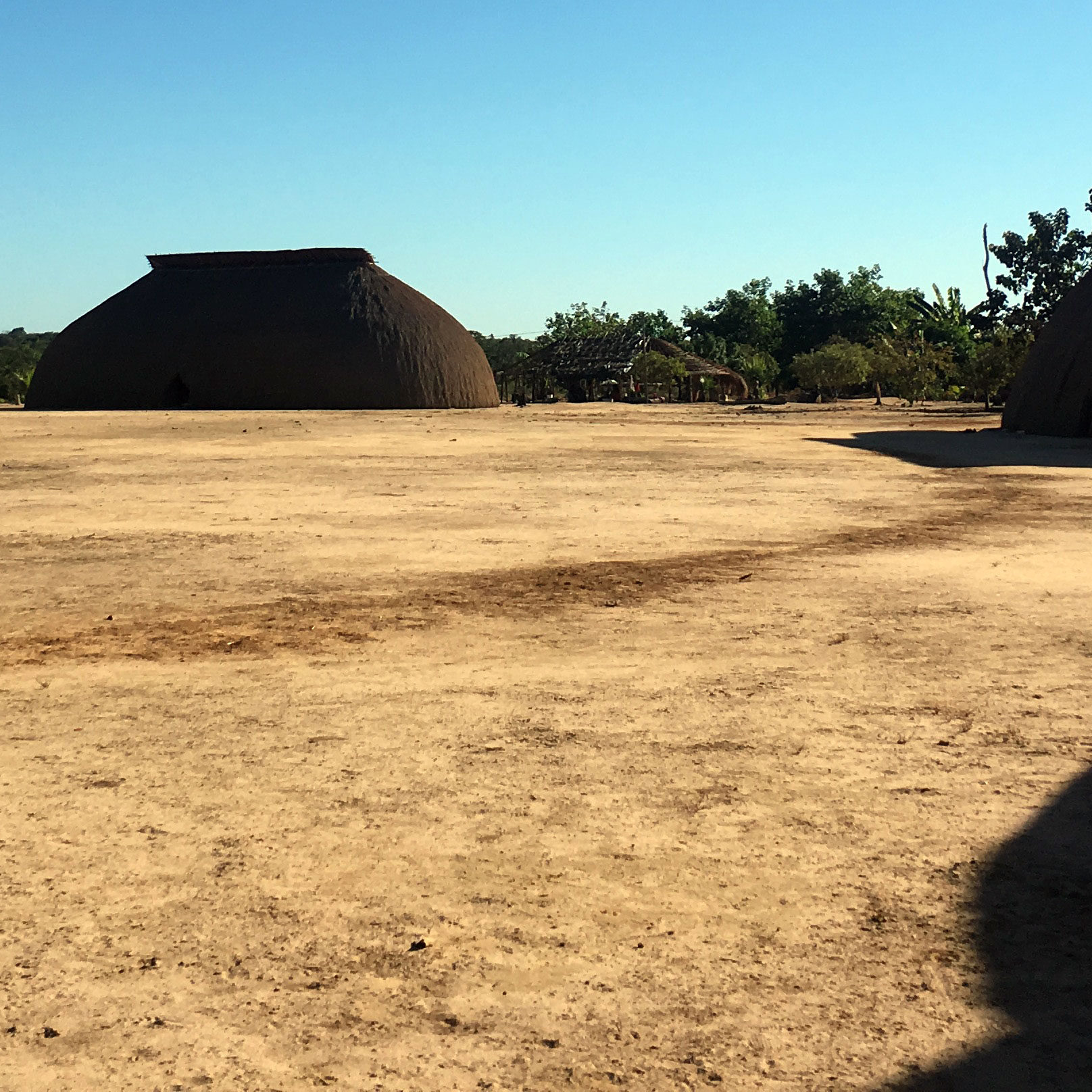 Waurá village circle Waurá village circle