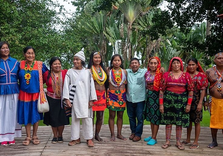 Ancestral Tides gathering with leaders from indigenous coastal communities from Mexico, Colombia, Panama, and Costa Rica